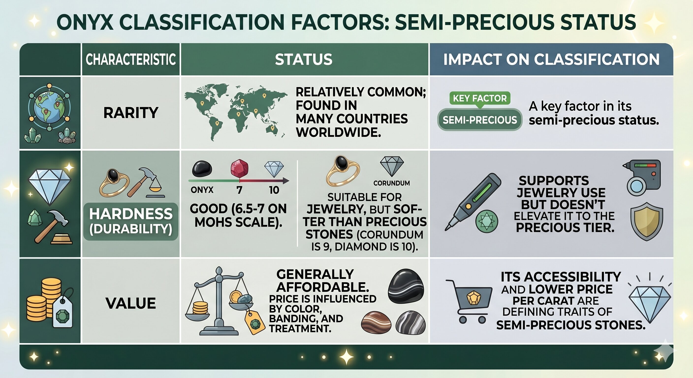 onyx classification factors